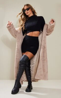 Black Brushed Cable Jumper -Modern Wear Boutique 8c711aa26a895952116cca2cd42c95873aab2e74 cna5349 3