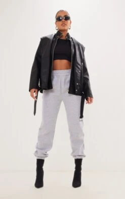 Black Double Layer Textured Faux Leather Oversized Biker Jacket 7 Black Double Layer Textured Faux Leather Oversized Biker Jacket -Modern Wear Boutique 91bf81b709e8fecc195aa5e79813f4eb4b05ca19 cnc6322 1