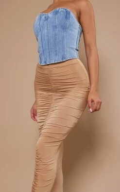 Camel Slinky Ruched Front Detail Maxi Skirt 8 Camel Slinky Ruched Front Detail Maxi Skirt -Modern Wear Boutique 920e87ab22361cc48ddd32bc29c7f3fea014f456 cnc5304 4