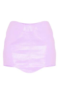 Lilac Curved Dip Hem Coated Denim Mini Skirt -Modern Wear Boutique 9250f6ba48b2ab348e03a9ee252e9537094cabf1 cnb1703 6