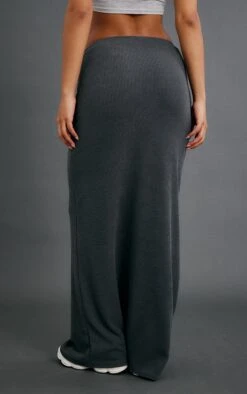 Charcoal Grey Crinkle Rib Curved Waist Maxi Skirt -Modern Wear Boutique 94993f6fd1bc6c887222e8d5ab09c498e65f6505 cnc1096 3
