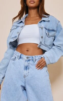 Vintage Light Wash Drop Shoulder Cropped Denim Jacket 8 Vintage Light Wash Drop Shoulder Cropped Denim Jacket -Modern Wear Boutique 95053eb8ae3f9cd1f043d4622ce6a27300a393b8 cnc6101 4