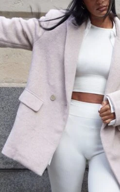 Beige Textured Wool Look Oversized Blazer -Modern Wear Boutique 9599a9b0b7a6bf828cd6559df7428787eb405985 cmz3406 4