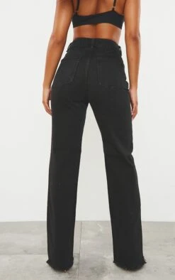 Washed Black Frayed Hem Wide Leg Jeans -Modern Wear Boutique 95c4184310fe39d5b7245349c69cc71c5d81840f cmp8935 3