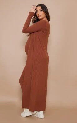 Maternity Chocolate Soft Ribbed Cardigan -Modern Wear Boutique 95e53763c542d91972ae6f9de8afc4ee8513d100 cnd0097 2
