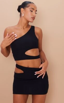 Black Crinkle Rib Cut Out Waist Mini Skirt 9 Black Crinkle Rib Cut Out Waist Mini Skirt -Modern Wear Boutique 988ce042fe8371317136bc8d0207e13dd4e84672 cmz3353 4