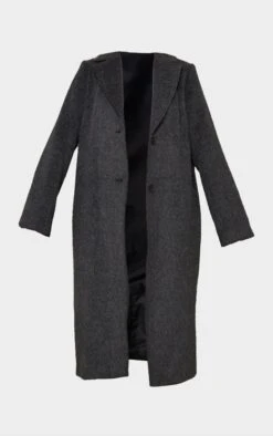 Grey Brushed Wool Look Longline Coat 9 Grey Brushed Wool Look Longline Coat -Modern Wear Boutique 98b2b3a0069d6c31828dc9aa0d88c7dd79fdaa5b cnc7550 5