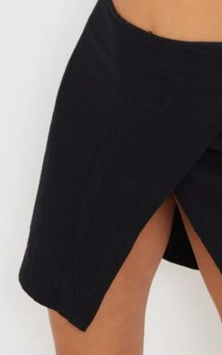 Black Waffle Tie Wrap Mini Skirt -Modern Wear Boutique 9db91b6dc48dfa7e4328c590e162d42afa37d899 cms7263 5