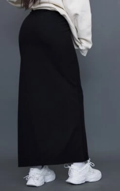 Black Crinkle Rib Curved Waist Maxi Skirt 7 Black Crinkle Rib Curved Waist Maxi Skirt -Modern Wear Boutique a094f1a037d03bb42b7b4c1ce0960af0a83ebd4b cnc1095 3