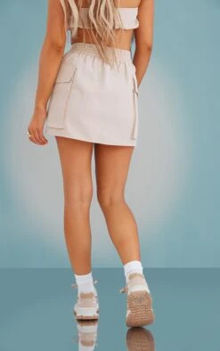 Stone Shell Pocket Detail Toggle Waist Micro Mini Skirt -Modern Wear Boutique a13199501a226932bfe18912a24681bb90775753 cnd1593 3