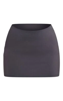 Charcoal Grey Stretch Woven Basic High Rise Micro Mini Skirt 11 Charcoal Grey Stretch Woven Basic High Rise Micro Mini Skirt -Modern Wear Boutique a1ff3be64b0c32465b1ec9bd5f720e3fcd13ed2c cnd1194 6