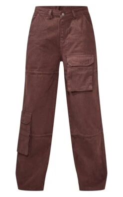 Brown Cargo Pocket Wide Leg Jeans -Modern Wear Boutique a285bcc2b29cedbe3d40329b31666844dd768760 cmv3896 5