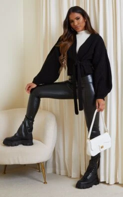 Black Chunky Tie Waist Belted Cardigan -Modern Wear Boutique a361179299cdbd53f41a16eda63253aebc87c01f cmo7286 3