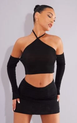 Black Seam Detail Micro Mini Skirt -Modern Wear Boutique a4b9f320ecae250fa306228be8a9ab9444320545 cmw9159 4