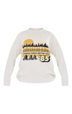 Cream Stranger Things Hawkins Knit Jumper -Modern Wear Boutique a6ffd40d15e2ccba3c8f20a2d7155743153edd6e cnb3800 5