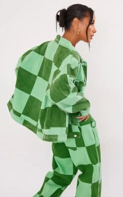 Green Check Print Denim Jacket 8 Green Check Print Denim Jacket -Modern Wear Boutique a84cd23708075c09811ab5a557f309084a94c679 cna7337 2