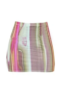 Multi Abstract Printed Slinky Mini Skirt -Modern Wear Boutique b06d5e212871d0d18b6652cde253c605b33b98b1 cna8163 6