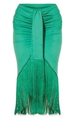 Bright Green Tassel Hem Midi Skirt -Modern Wear Boutique b91c49f1023177976250d1a6a004f85707099e12 cmt5175 5