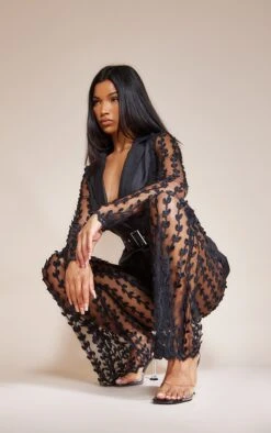 Black Woven Lace Sleeve Belt Blazer 7 Black Woven Lace Sleeve Belt Blazer -Modern Wear Boutique bd37b453f6feaf204178aefc100b5ebcc9b82013 cmk7254 3