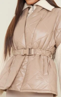 Taupe Belted Diamond Quilted Gilet 8 Taupe Belted Diamond Quilted Gilet -Modern Wear Boutique bfb203d6b96216cb88e87ae33441a86f3d509981 cnc2770 4