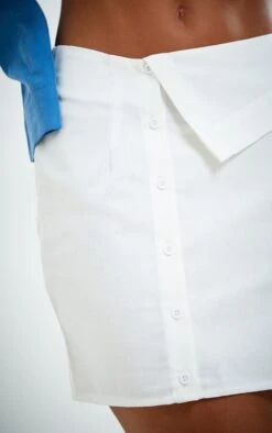 White Cotton Fold Over Asymmetric Mini Skirt 10 White Cotton Fold Over Asymmetric Mini Skirt -Modern Wear Boutique c1c87eb68b8fb148717fd4bbb6deef61722b6ecb cnd3731 5