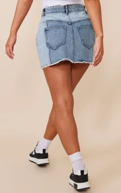 Vintage Mid Wash Panel Denim Mini Skirt 8 Vintage Mid Wash Panel Denim Mini Skirt -Modern Wear Boutique c2b43b89e3ec5e86b425859c1f7beb2ea4ecca65 cnc9277 3