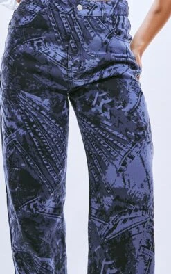 Blue Jeans Print Dipped Waistband Boyfriend Jeans 10 Blue Jeans Print Dipped Waistband Boyfriend Jeans -Modern Wear Boutique c4536fba84ffdfe5fade6a1c745f52882d28a96a cnc2027 4