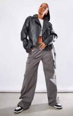 Black Croc Embossed Oversized Belted Hem Biker Jacket -Modern Wear Boutique c503c8a7bc85c7b7ac199cc2e29b2804f5dda390 cmz8092 3