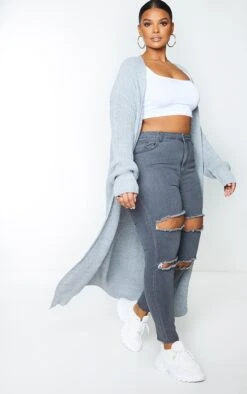 Plus Light Grey Maxi Knitted Cardigan 8 Plus Light Grey Maxi Knitted Cardigan -Modern Wear Boutique c6cb0a093f1a6d08148cced96b48866ef23c73af cmo2357 3