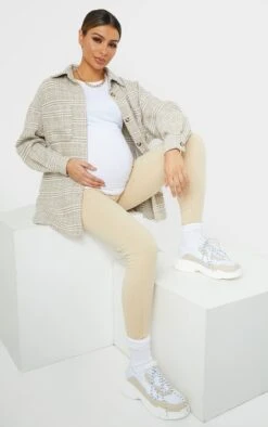 Maternity Camel Dogtooth Brushed Check Shacket 9 Maternity Camel Dogtooth Brushed Check Shacket -Modern Wear Boutique c89bb28f5c8ec733fe00babcc45401b29a4399f0 cmq2119 3