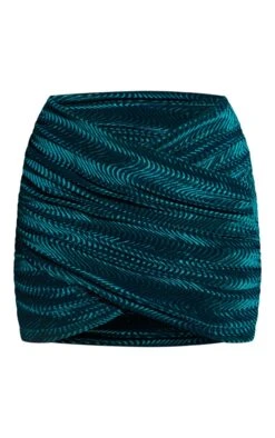 Emerald Green Textured Velvet Wrap Mini Skirt 11 Emerald Green Textured Velvet Wrap Mini Skirt -Modern Wear Boutique c8f476fb10a7d0dbe475299896a3b2ad8a7a0a5c cnb4114 6