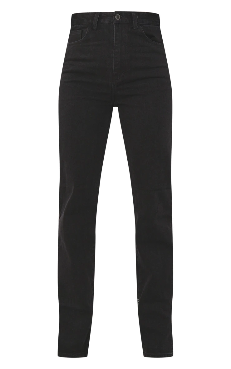 Black Split Hem Jeans 6 Black Split Hem Jeans - Image 6