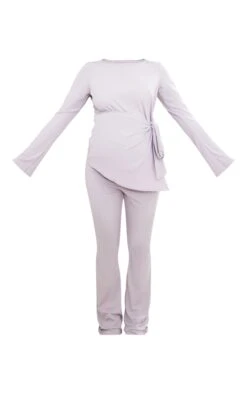 Maternity Light Grey Wide Rib Wrap Over Cardigan 11 Maternity Light Grey Wide Rib Wrap Over Cardigan -Modern Wear Boutique d207a65efa39d8d4d0553efc320d8c8c8dcd20b4 cnd0070 5