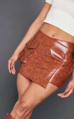 Tan Faux Leather Pocket Detail Micro Mini Skirt 10 Tan Faux Leather Pocket Detail Micro Mini Skirt -Modern Wear Boutique d27c0074f3015536d754d2d7aa8c48b0563b540f cnc0990 5