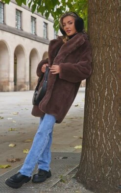 Brown Faux Fur Coat -Modern Wear Boutique d29a818246d98d343cfaefc50065222598175710 cmz4336 1