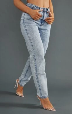 PRETTYLITTLETHING Acid Blue Mom Jeans -Modern Wear Boutique d4bd9cf5bc2a7e7e7d73edcb205a065fe33fb5bc cmc3988 2