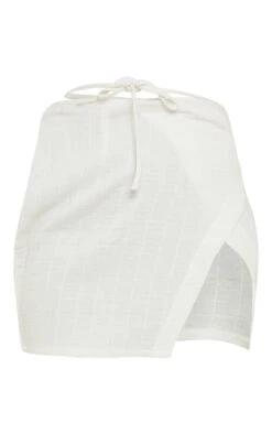 White Waffle Tie Wrap Mini Skirt -Modern Wear Boutique d68aecc74eb2fd61fad008c5374c3c93d337b360 cmq8215 7