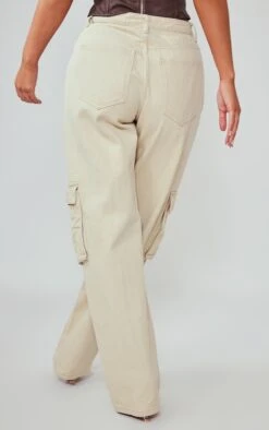 Sand Cargo Pocket Detail Baggy Boyfriend Jeans -Modern Wear Boutique d9a58a47a9046473775a1491bc6ea788ccb7e742 cmv3698 3