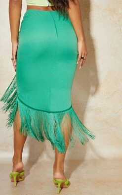 Bright Green Tassel Hem Midi Skirt -Modern Wear Boutique dded6a25bc6a3306ba7889dfad360c243794d789 cmt5175 3