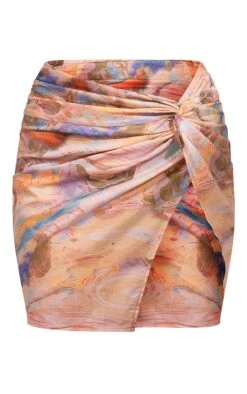 Sand Marble Printed Twist Front Split Leg Mini Skirt 11 Sand Marble Printed Twist Front Split Leg Mini Skirt -Modern Wear Boutique de49cfa81019a84744f51162d62bc99f98149c2a cmr2907 6