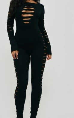 Black Extreme Cut Out Open Back Knit Jumpsuit 8 Black Extreme Cut Out Open Back Knit Jumpsuit -Modern Wear Boutique dfee904f3e35bf53970d02d938f4394fa04c6adc cnb8372 4