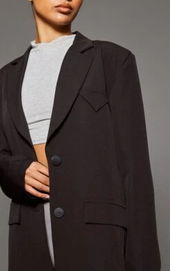 Black Oversized Pocket Detail Grandad Blazer -Modern Wear Boutique e237bc617be3113ca6e83333cf841faa91705989 cnc0481 4