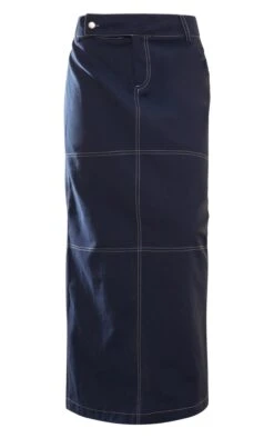 Dark Blue Contrast Stitch Lightweight Twill Midaxi Skirt 9 Dark Blue Contrast Stitch Lightweight Twill Midaxi Skirt -Modern Wear Boutique e4ba2f6a0ab12fdb94939ae6e3c147cf0efb90ae cnd4099 5