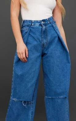 Mid Blue Wash Adjustable Waistband Wide Leg Jeans -Modern Wear Boutique e565d31e9d4c160db2de06d94e0c4b12c16918fc cnc2012 4