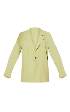 Pistachio Linen Look Oversized Drapey Button Detail Blazer -Modern Wear Boutique e8e3d28e55f1c7f9671447ccbbbe093dd4eb0584 cmw7195 5