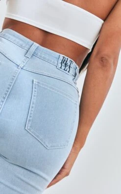 PRETTYLITTLETHING Shape Light Blue Wash Knee Rip Skinny Jeans 10 PRETTYLITTLETHING Shape Light Blue Wash Knee Rip Skinny Jeans -Modern Wear Boutique e8e7bafa66c07079f799b74ad1919a0edff09bd6 cmu4737 4