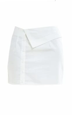 White Cotton Fold Over Asymmetric Mini Skirt 11 White Cotton Fold Over Asymmetric Mini Skirt -Modern Wear Boutique ecea9041b77d20d15c1a7c50b6b9b6fff1068ab1 cnd3731 6