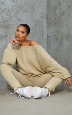 Stone Waffle Knitted Lounge Set -Modern Wear Boutique f14c2f8fbafe9e5f332e1d02c7dace1d1dc17988 clw6416 1