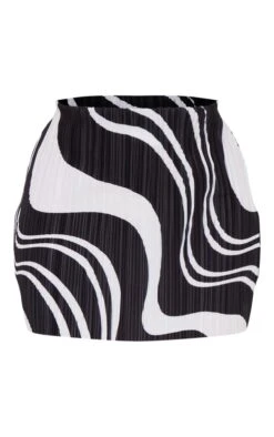 Black Printed Plisse Micro Mini Skirt -Modern Wear Boutique f6afe447d83f3144c681769c3246c5d920a692e1 cna7226 6