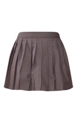 Charcoal Grey Cotton Poplin Pleated Mini Tennis Skirt -Modern Wear Boutique fc00c600d3a78e2a14eabbf49d3819ca47c32e58 cnd1045 6